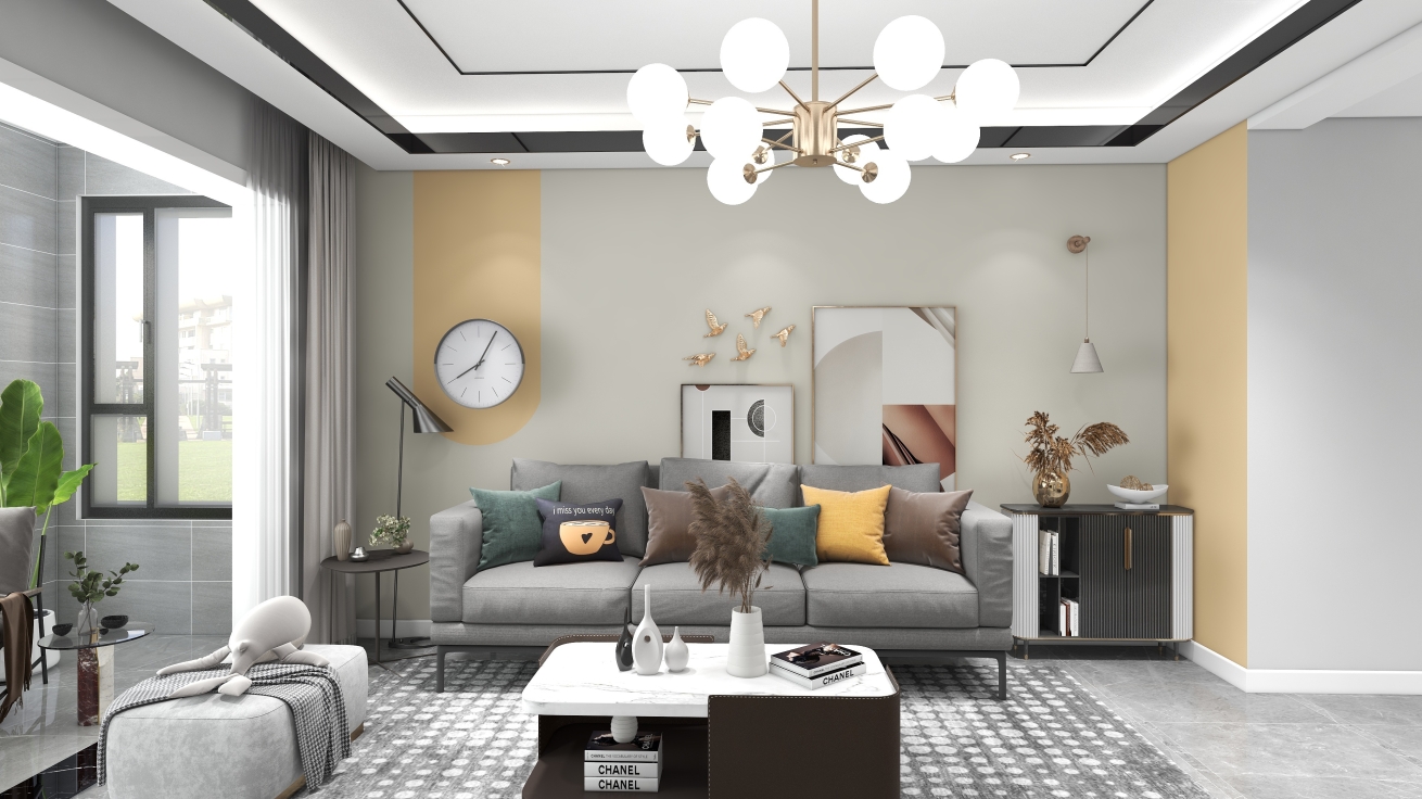 馨花苑 120平 現(xiàn)代簡(jiǎn)約風(fēng)格 15萬