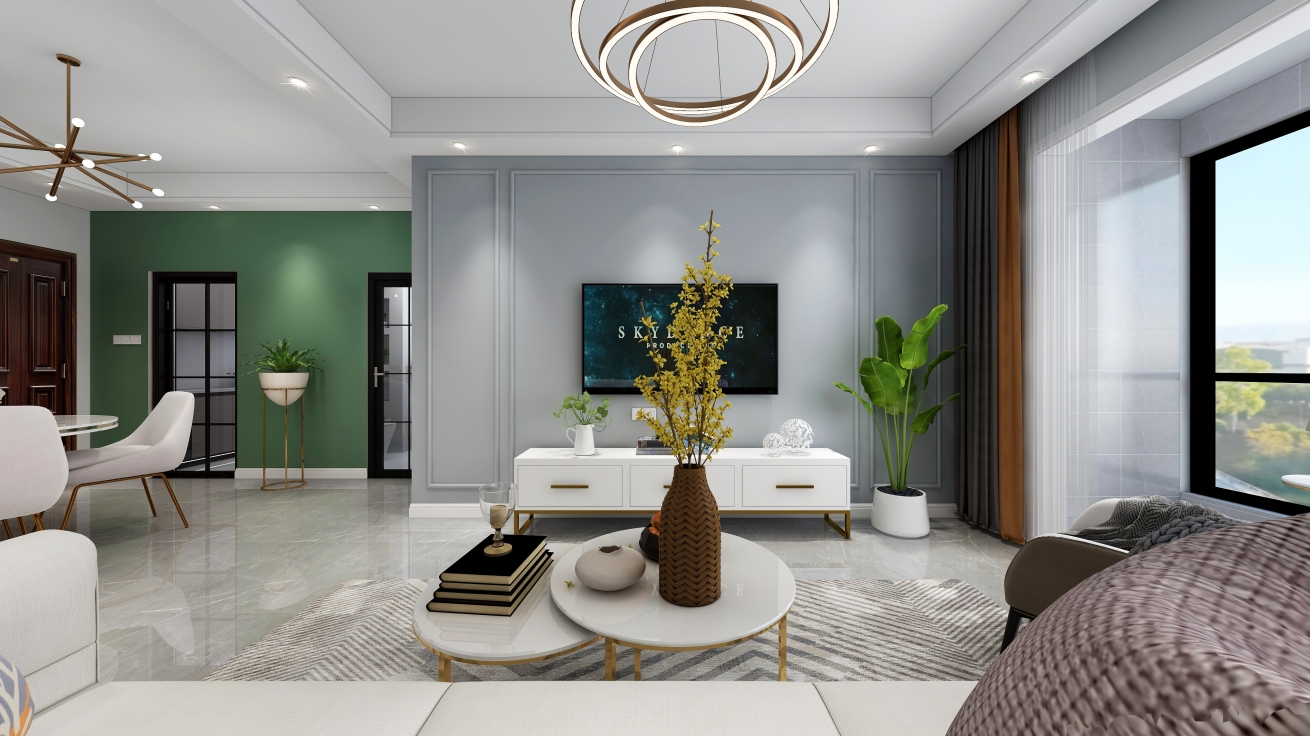 優(yōu)家小區(qū) 120平 現(xiàn)代簡約風(fēng)格 15萬